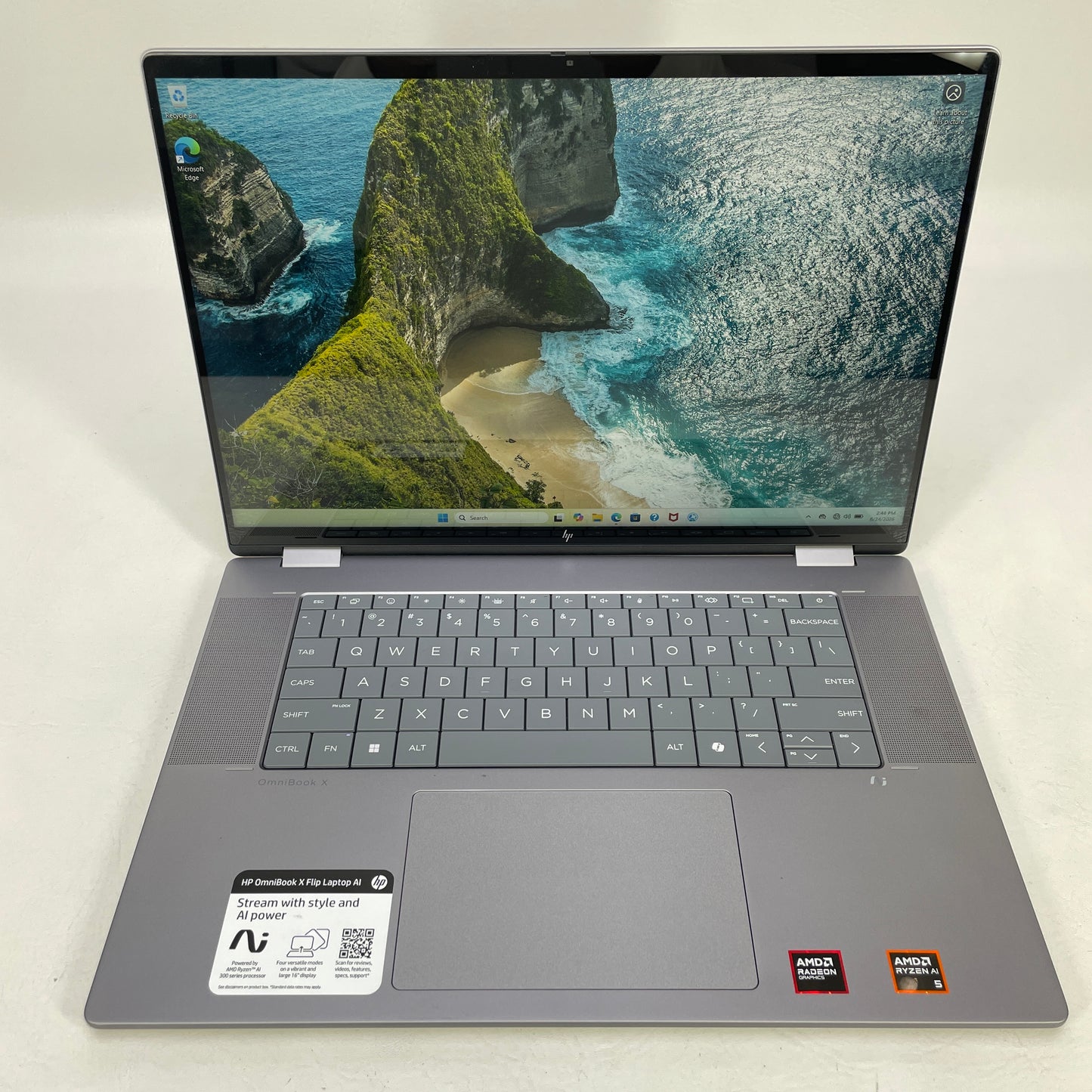 HP OmniBook X Flip 16-AR0013DX 16 AMD Ryzen AI 5 340 2.0GHz 16GB RAM 512GB SSD