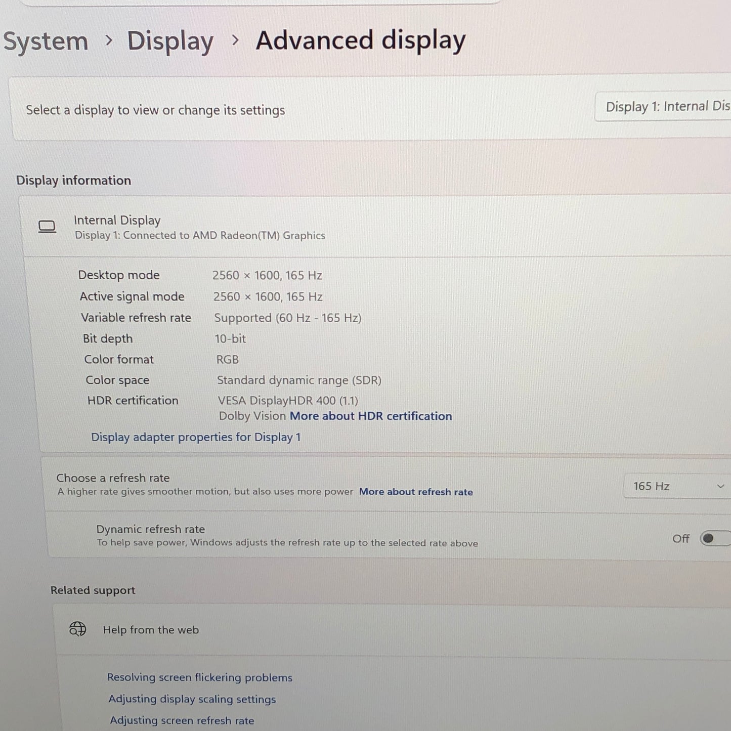 Lenovo Legion S7 7V95M4H 16" Ryzen 9 6900HX 3.3GHz 16GB RAM 1TB SSD AMD Radeon RX 6800S