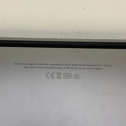 2020 Apple MacBook Pro 13.3" M1 7C GPU 3.2GHz 8GB RAM 256GB SSD MYD82LL/A