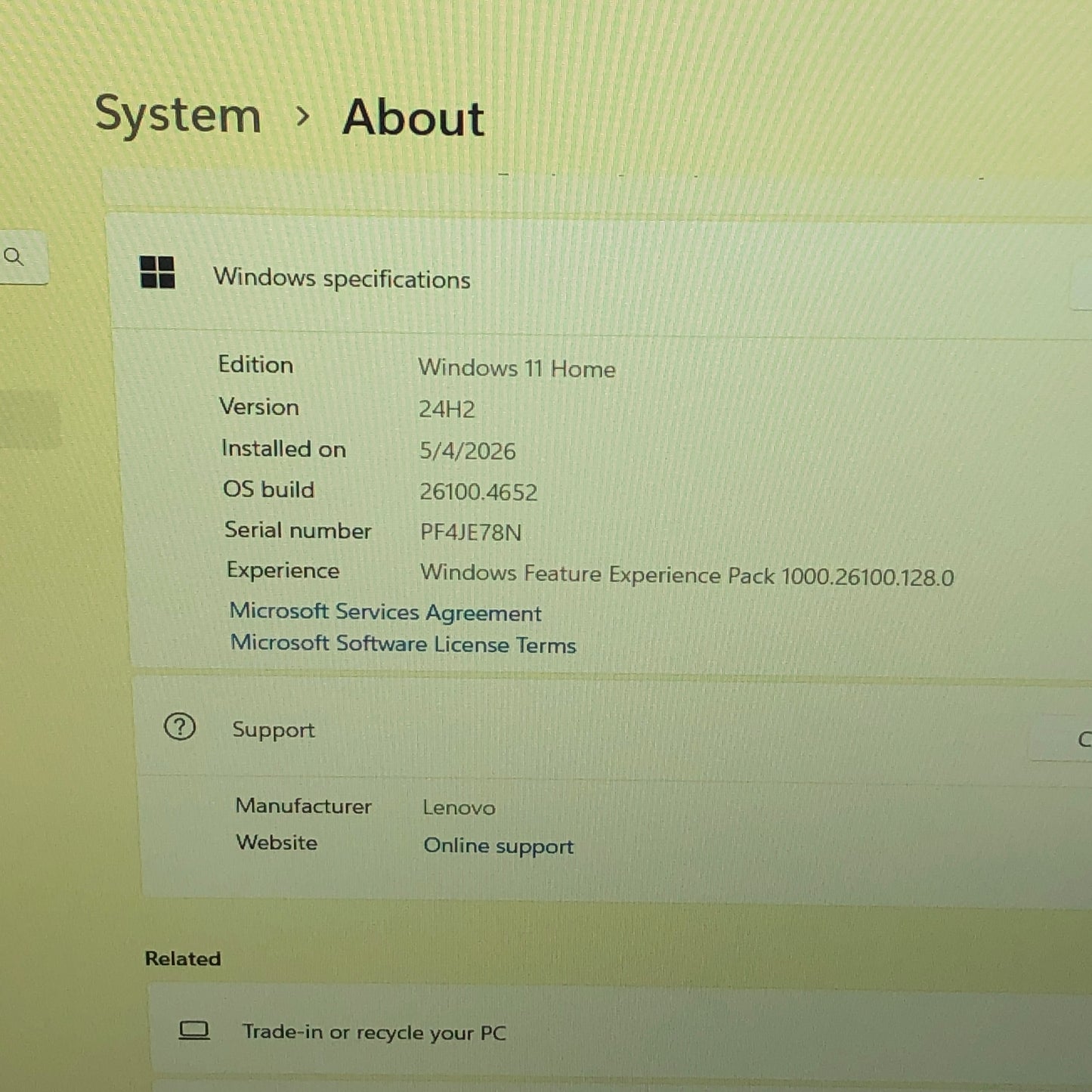 Lenovo IdeaPad 3 15ITL6 15.6" i5-1155G7 2.5GHz 8GB RAM 512GB SSD