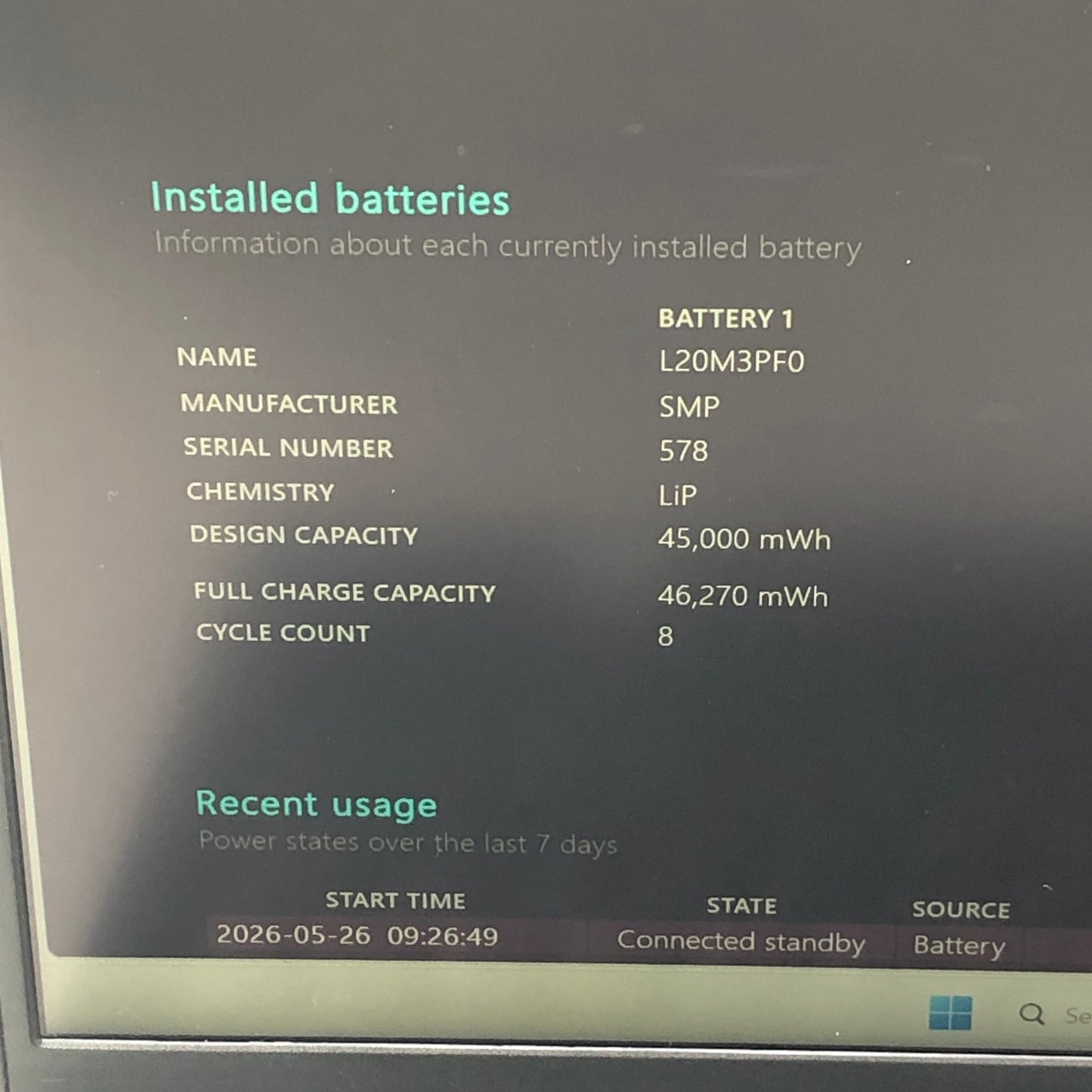 Lenovo IdeaPad 3 15ITL6 15.6" i5-1155G7 2.5GHz 8GB RAM 512GB SSD