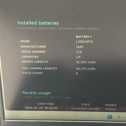 Lenovo IdeaPad 3 15ITL6 15.6" i5-1155G7 2.5GHz 8GB RAM 512GB SSD
