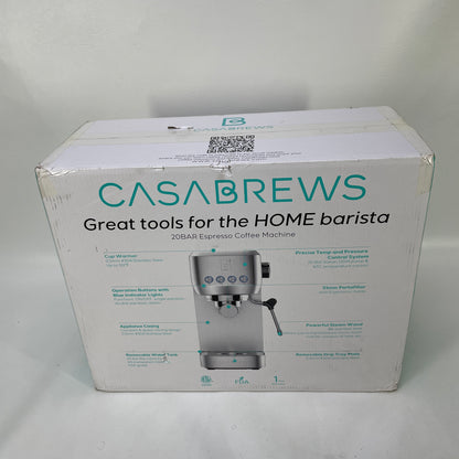New CASABREWS 20Bar Espresso Coffee Machine Espresso Machine CM5418