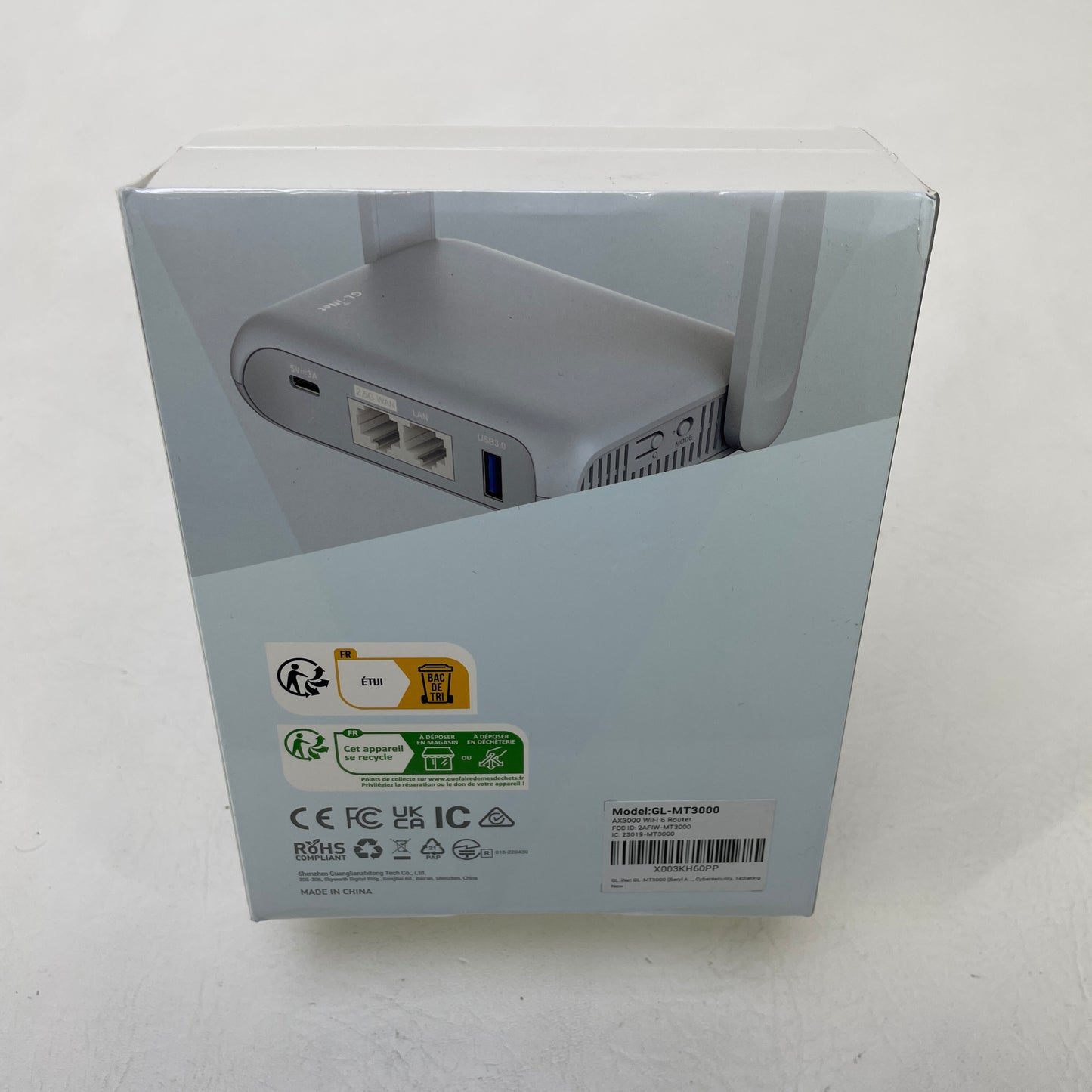 New Beryl AX3000 Wi-Fi Router Wireless Travel Router GL-MT3000