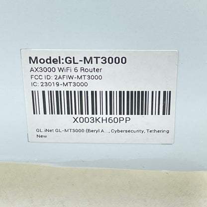 New Beryl AX3000 Wi-Fi Router Wireless Travel Router GL-MT3000