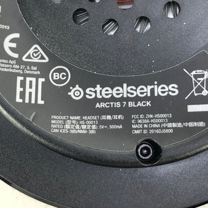 SteelSeries Arctis 7 Black Wireless Gaming Headset HS-00013