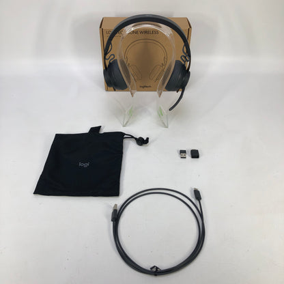 Logitech Zone Wireless Noise-Cancelling On-Ear Headset Gray 981-000853