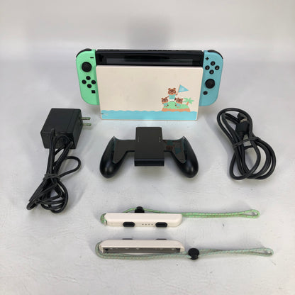 Nintendo Switch v2 Console Gaming System Only HAC-001 Animal Crossing Edition