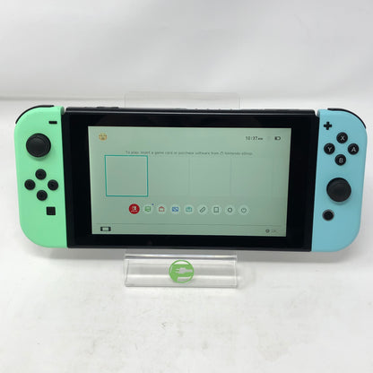 Nintendo Switch v2 Console Gaming System Only HAC-001 Animal Crossing Edition