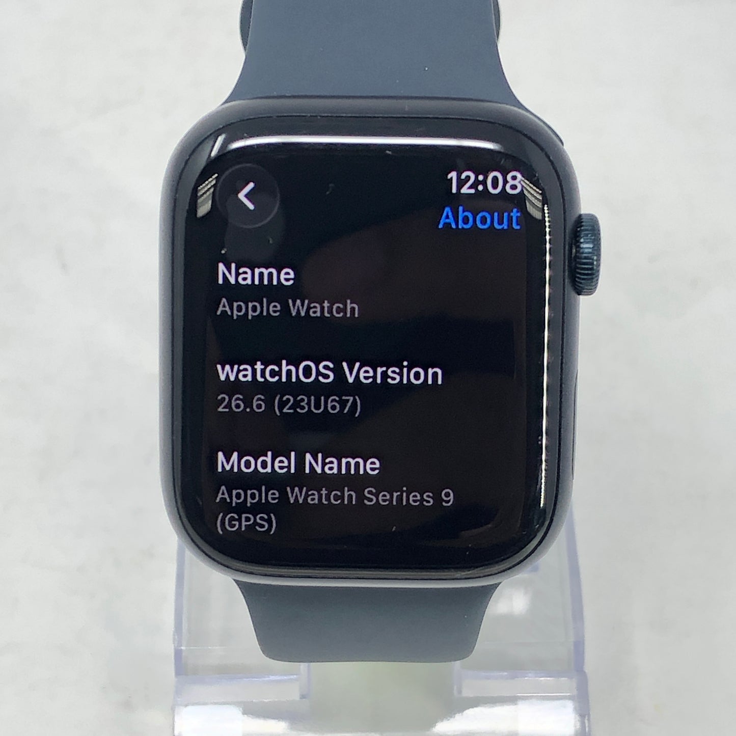 Apple Watch Series 9 45MM Midnight Aluminum Midnight Sport Band MR9A3LW/A