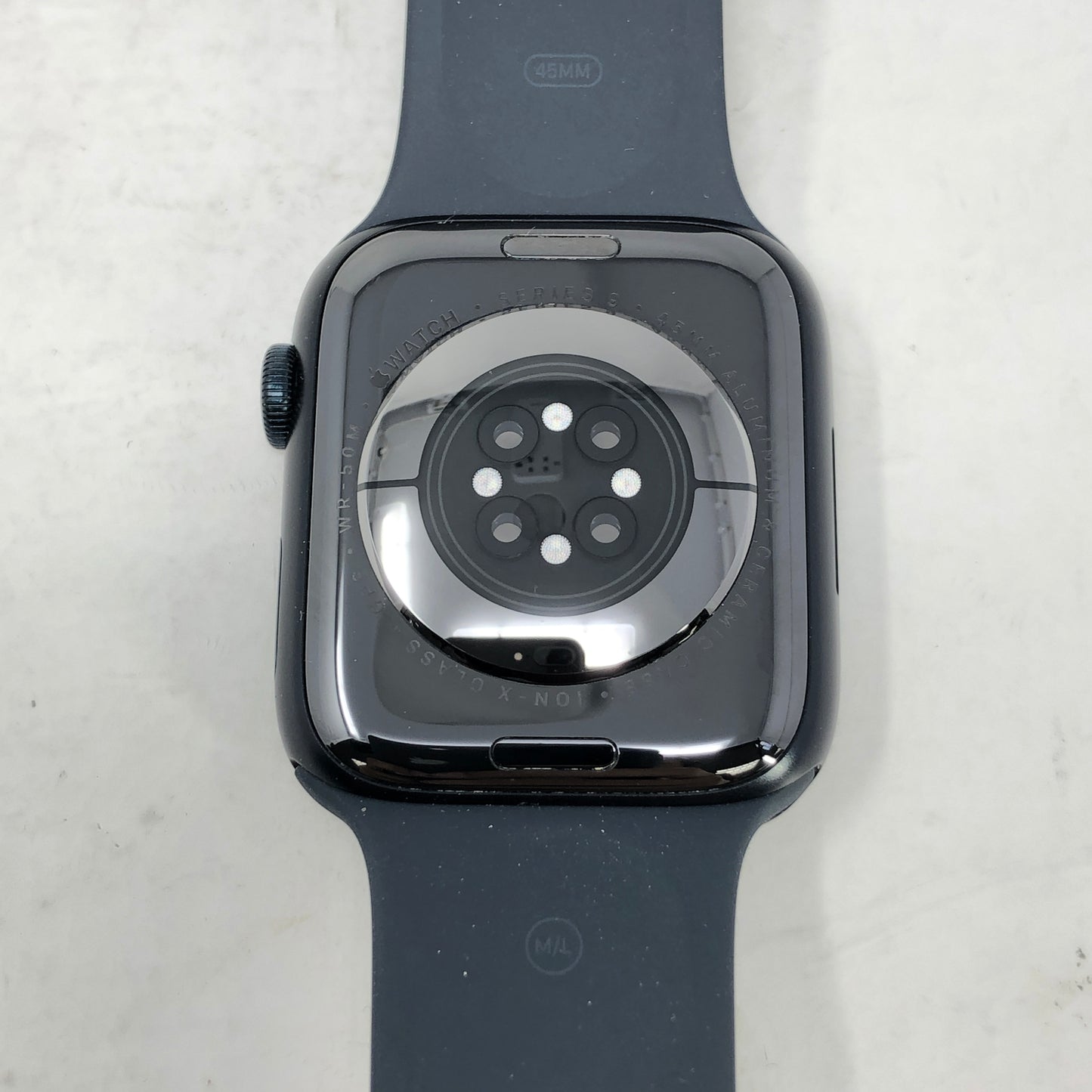 Apple Watch Series 9 45MM Midnight Aluminum Midnight Sport Band MR9A3LW/A