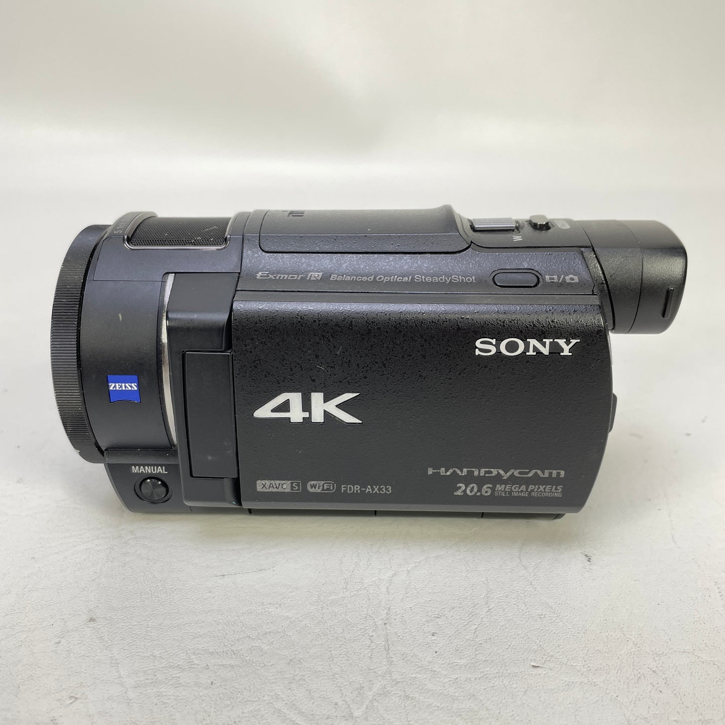 Sony FDR-AX33 Handycam 4K UHD Handheld Camcorder 10x Zoom Wi-Fi 3" Black