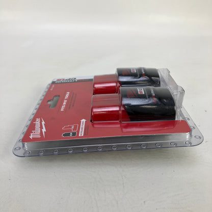 New Milwaukee 48-11-2411 M12 12V Lithium-Ion Compact Battery 2 Pack