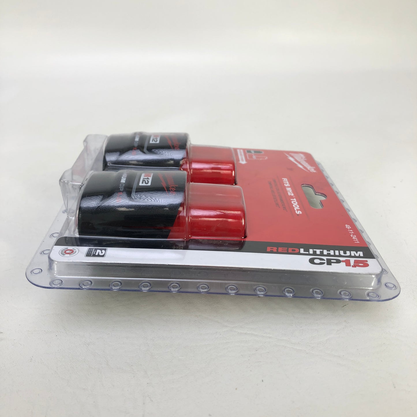 New Milwaukee 48-11-2411 M12 12V Lithium-Ion Compact Battery 2 Pack