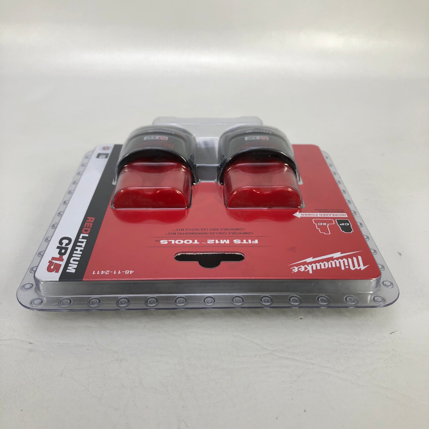 New Milwaukee 48-11-2411 M12 12V Lithium-Ion Compact Battery 2 Pack