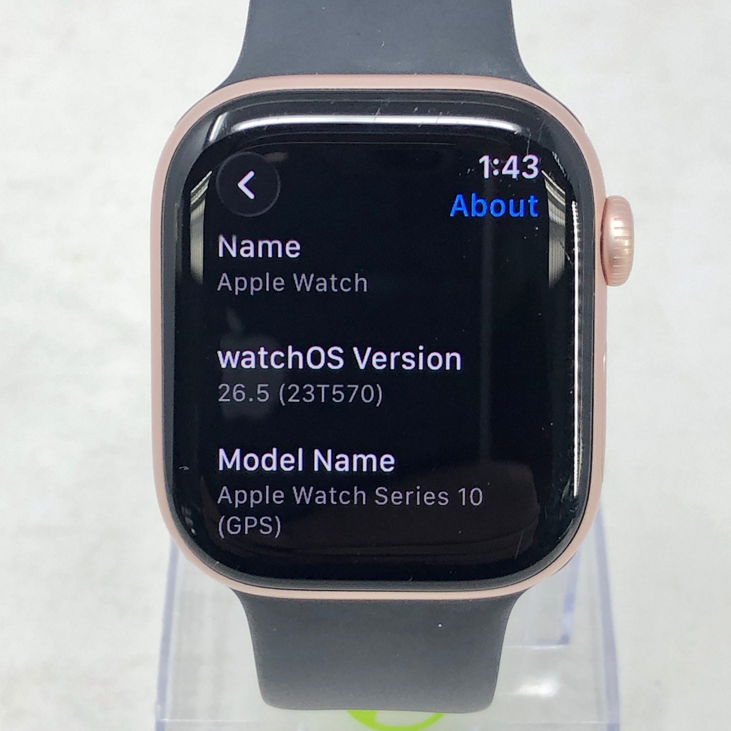 Apple Watch Series 10 - 42mm - Aluminum Jet Black