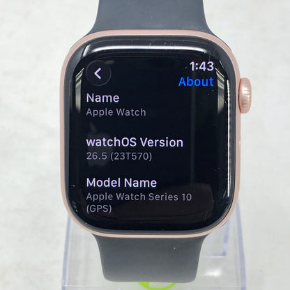 Apple Watch Series 10 - 42mm - Aluminum Jet Black