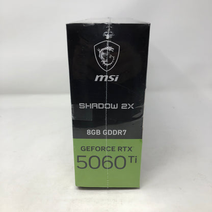 New MSI GeForce RTX 5060 Ti SHADOW 2X OC 8GB GDDR7 Graphics Card