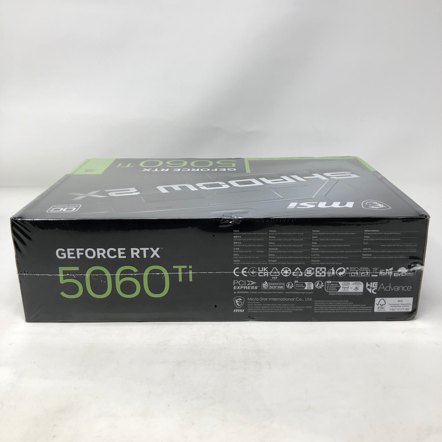 New MSI GeForce RTX 5060 Ti SHADOW 2X OC 8GB GDDR7 Graphics Card