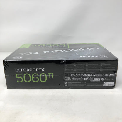 New MSI GeForce RTX 5060 Ti SHADOW 2X OC 8GB GDDR7 Graphics Card