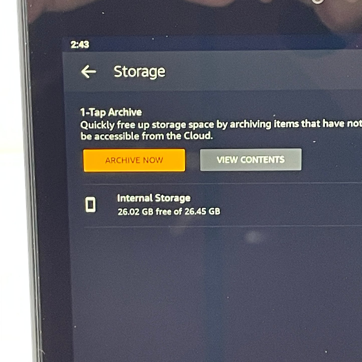 WiFi Only Amazon M8S26G 32GB Black 