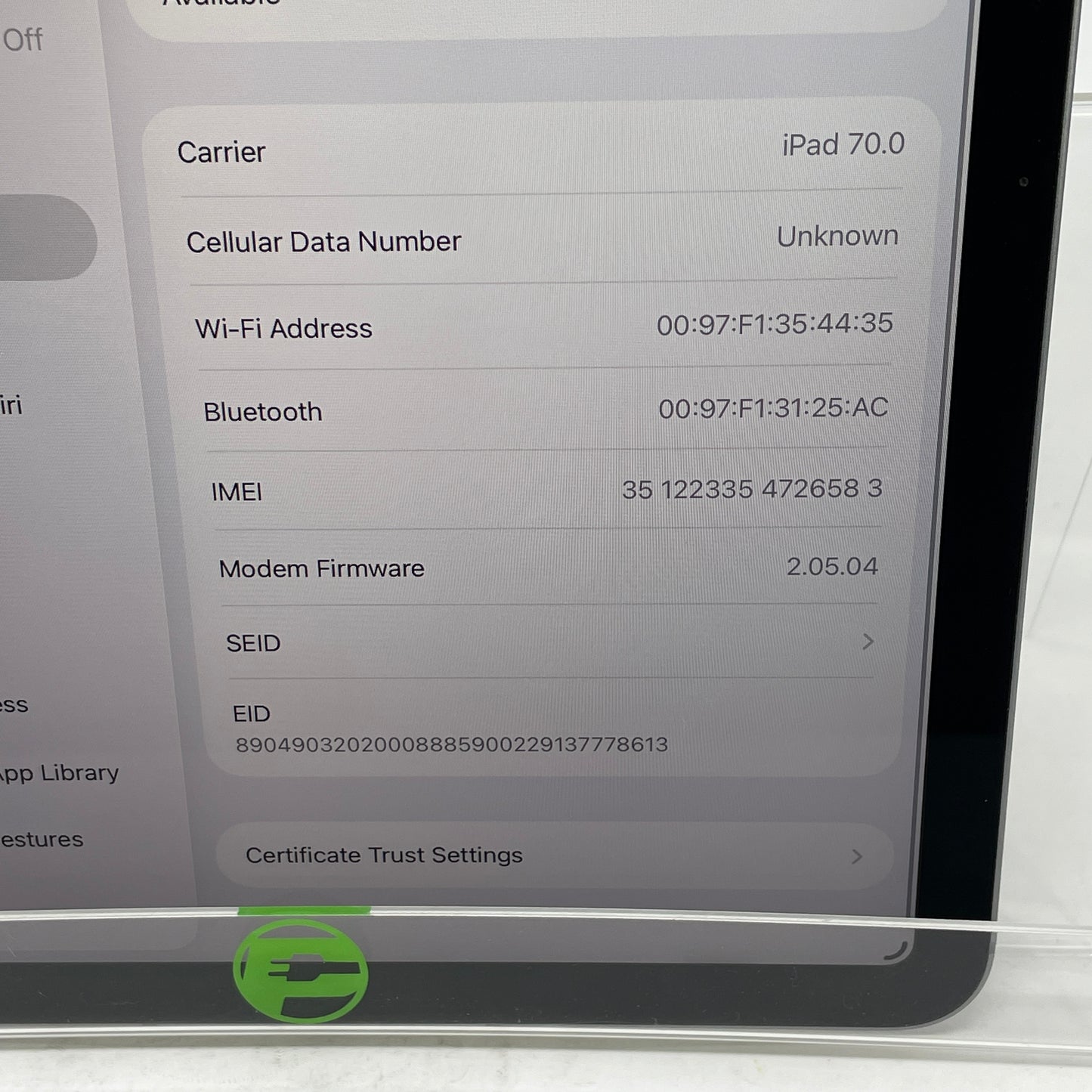 WiFi Only Apple iPad Air 11" M4 128GB Space Gray MH784LL/A