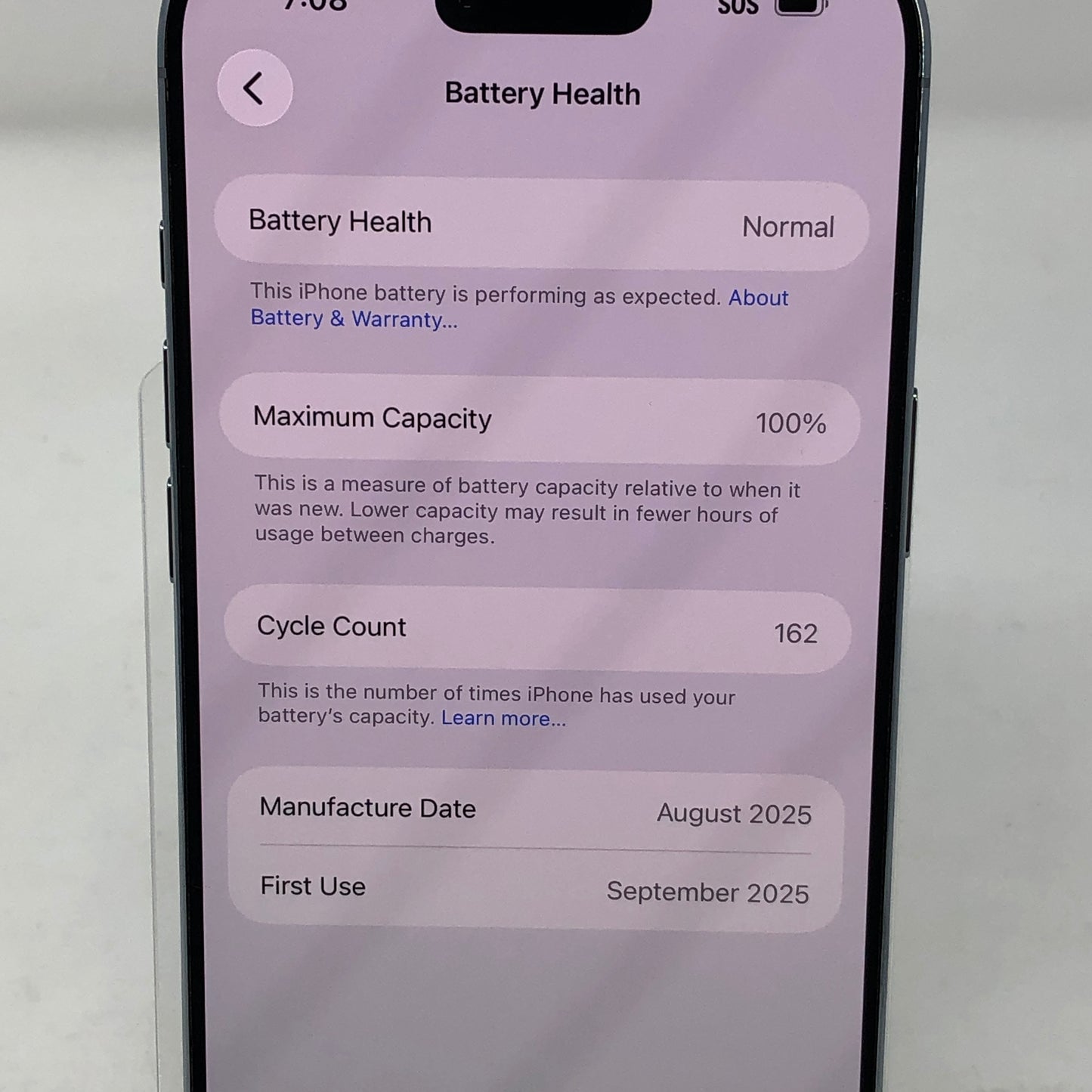 Factory Unlocked Apple iPhone Air 1TB Blue Smartphone