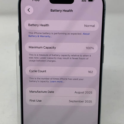 Factory Unlocked Apple iPhone Air 1TB Blue Smartphone