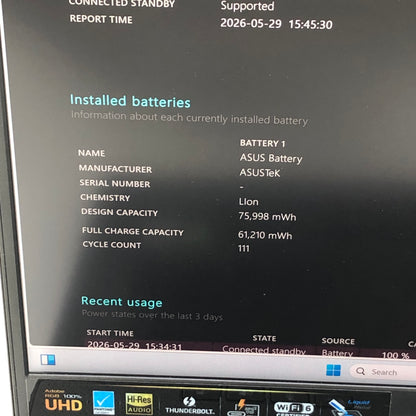 Asus ROG Zephyrus M15 M15 15.6" i7-10750H 2.59Ghz 16GB RAM 1TB SSD GeForce RTX 
