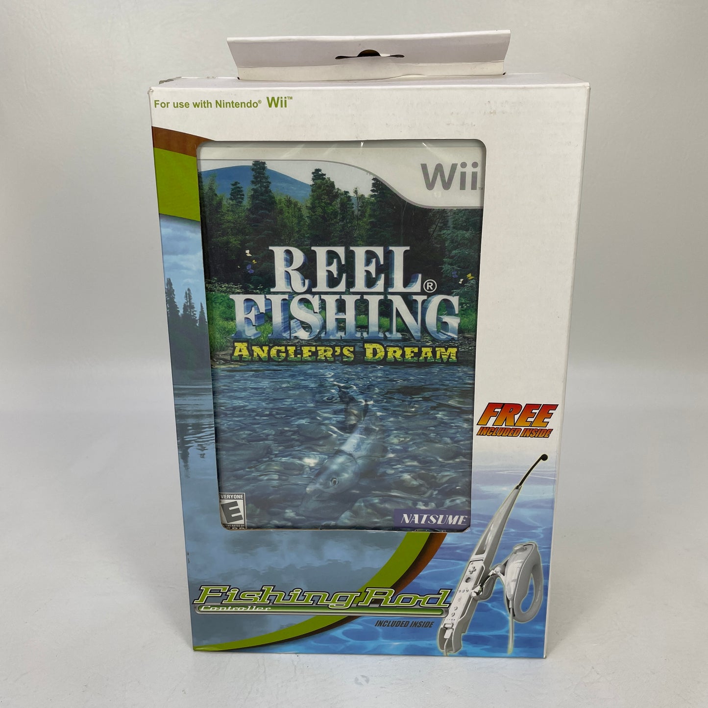  Reel Fishing Anglers Dream Bundle Game Fishing Rod Nintendo Wii Big Box Variant