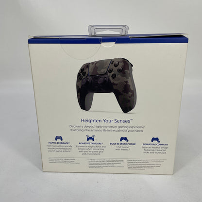 New Sony PlayStation 5 PS5 DualSense Wireless Controller Gray Camo CFI-ZCT1W