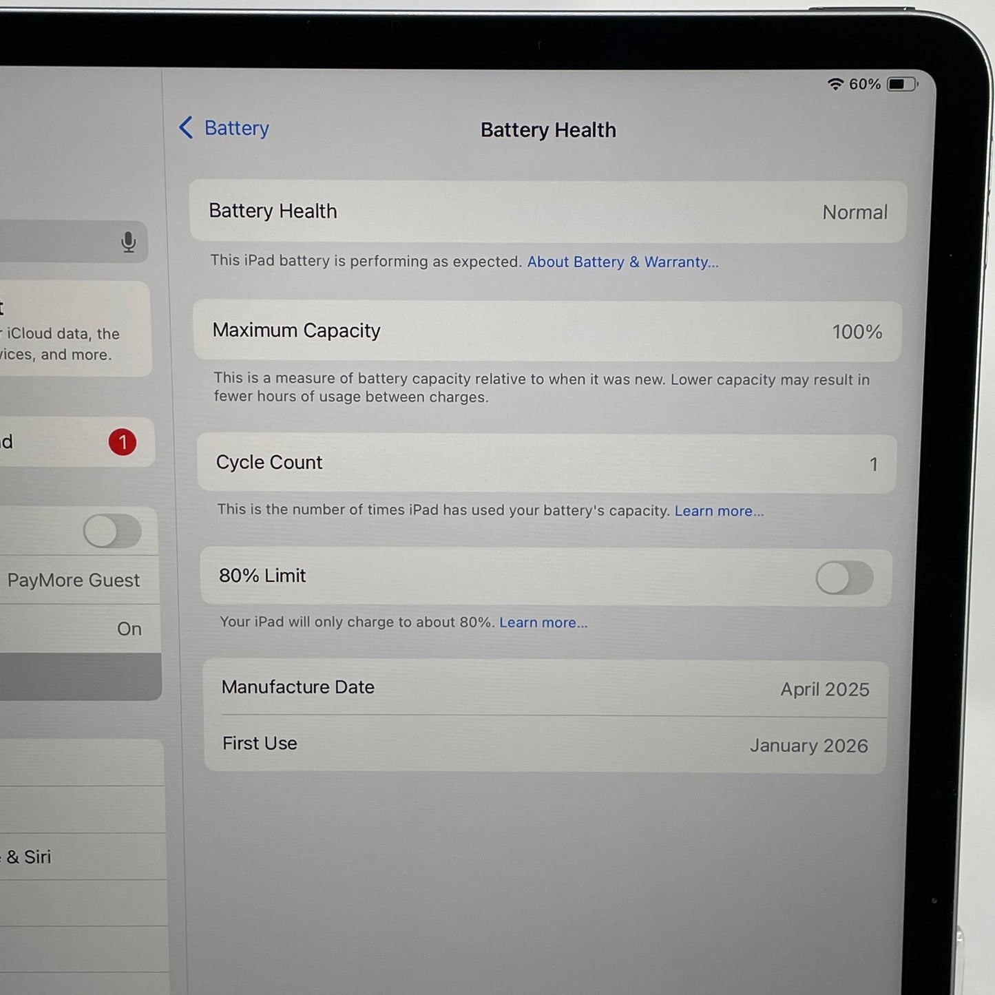 WiFi Only Apple iPad Air 13" M3 128GB Space Gray MCNH4LL/A