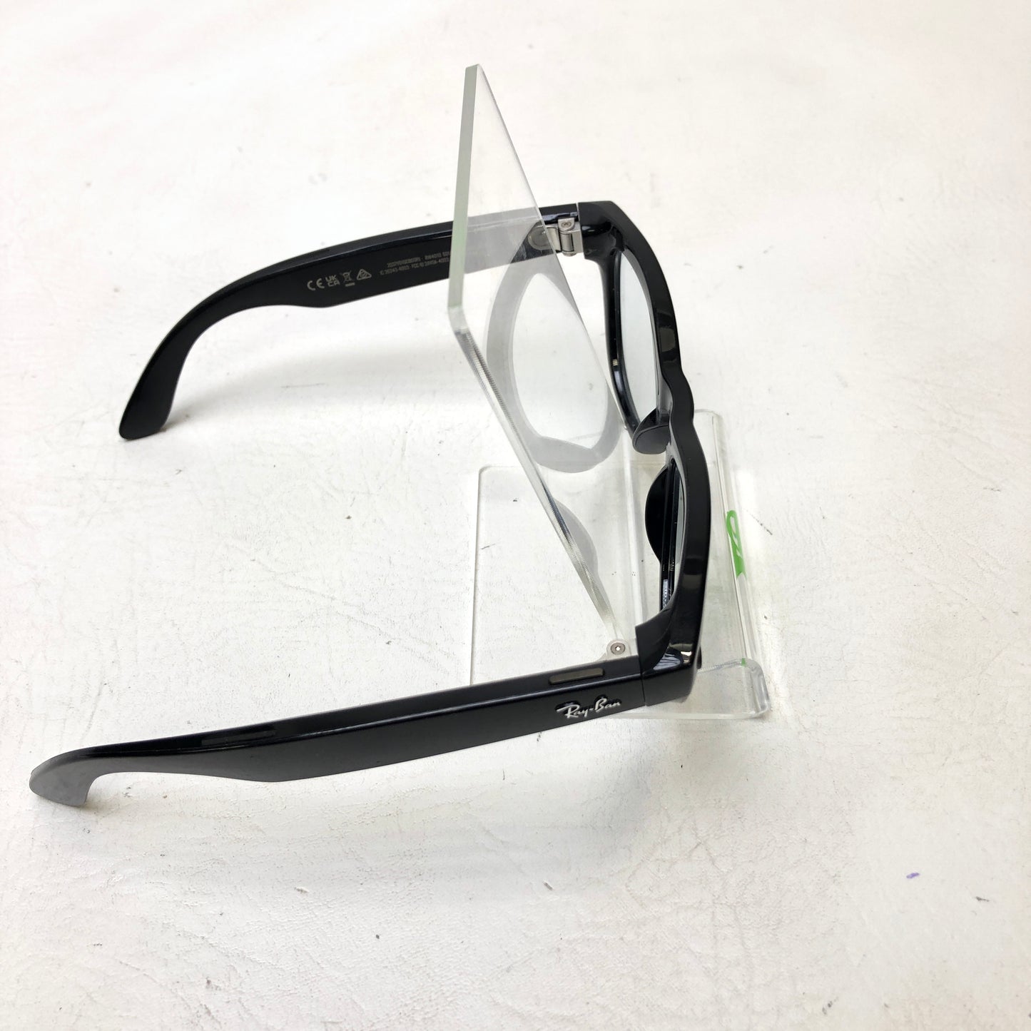Ray-Ban Meta Skyler Gen 1 Shiny Black Transitions Blue AI Smart Glasses RW4010