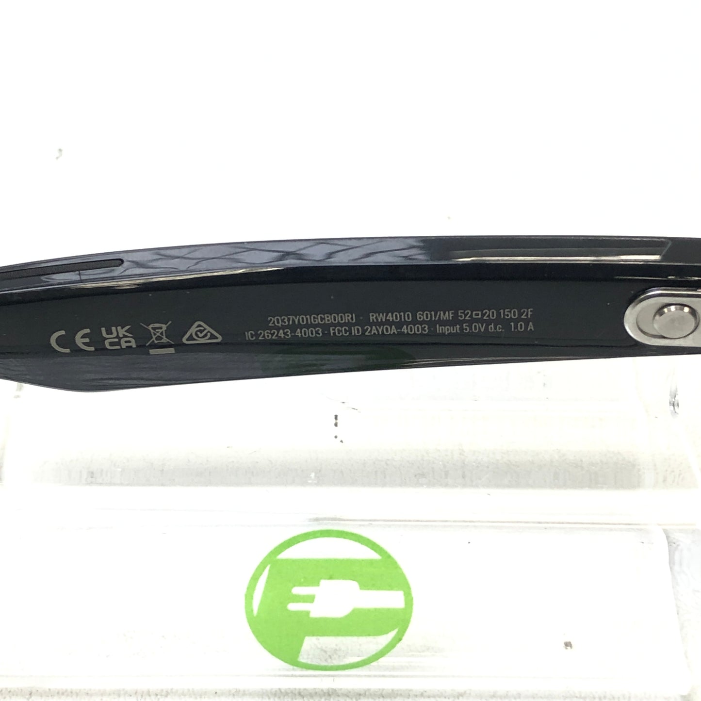 Ray-Ban Meta Skyler Gen 1 Shiny Black Transitions Blue AI Smart Glasses RW4010