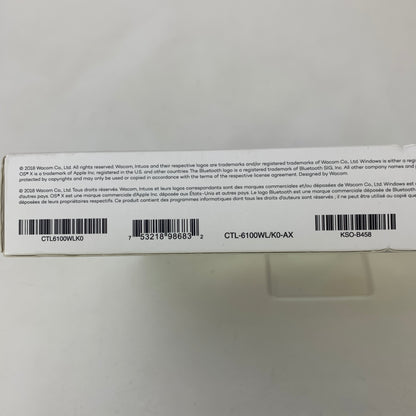 WiFi Only Wacom Intuos Black CTL-6100WLK0