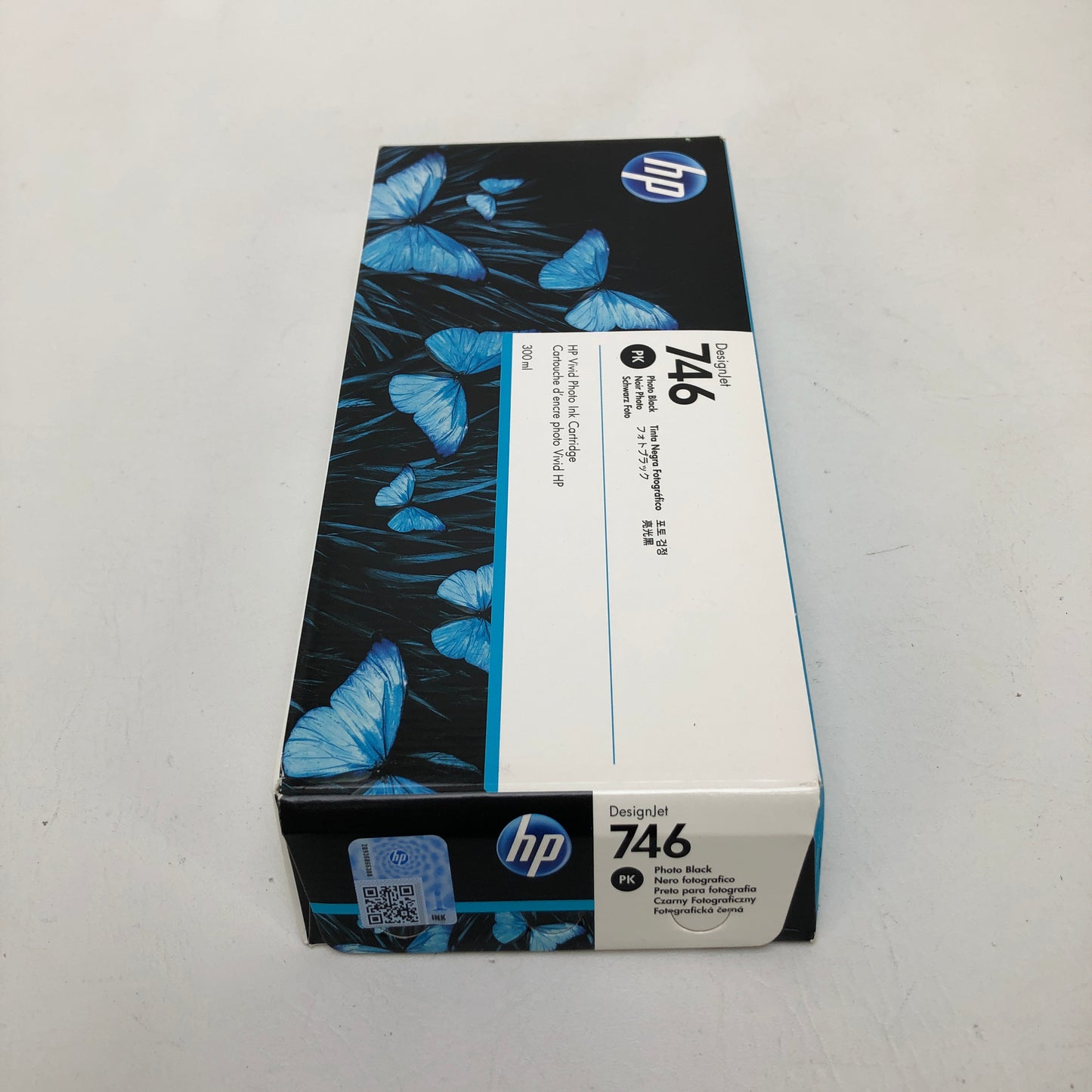 New HP 746 Photo Black DesignJet Ink Cartridge P2V82A