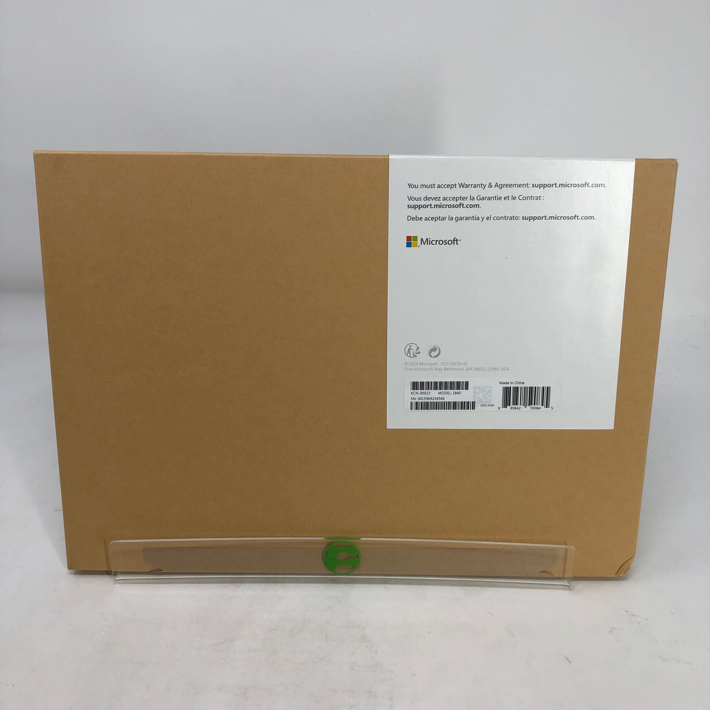 New Microsoft Surface Go Type Cover Black KCN-00023 Wireless Keyboard