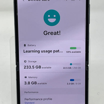 Verizon Samsung Galaxy Z Flip4 8GB RAM 256GB SM-F721U Black