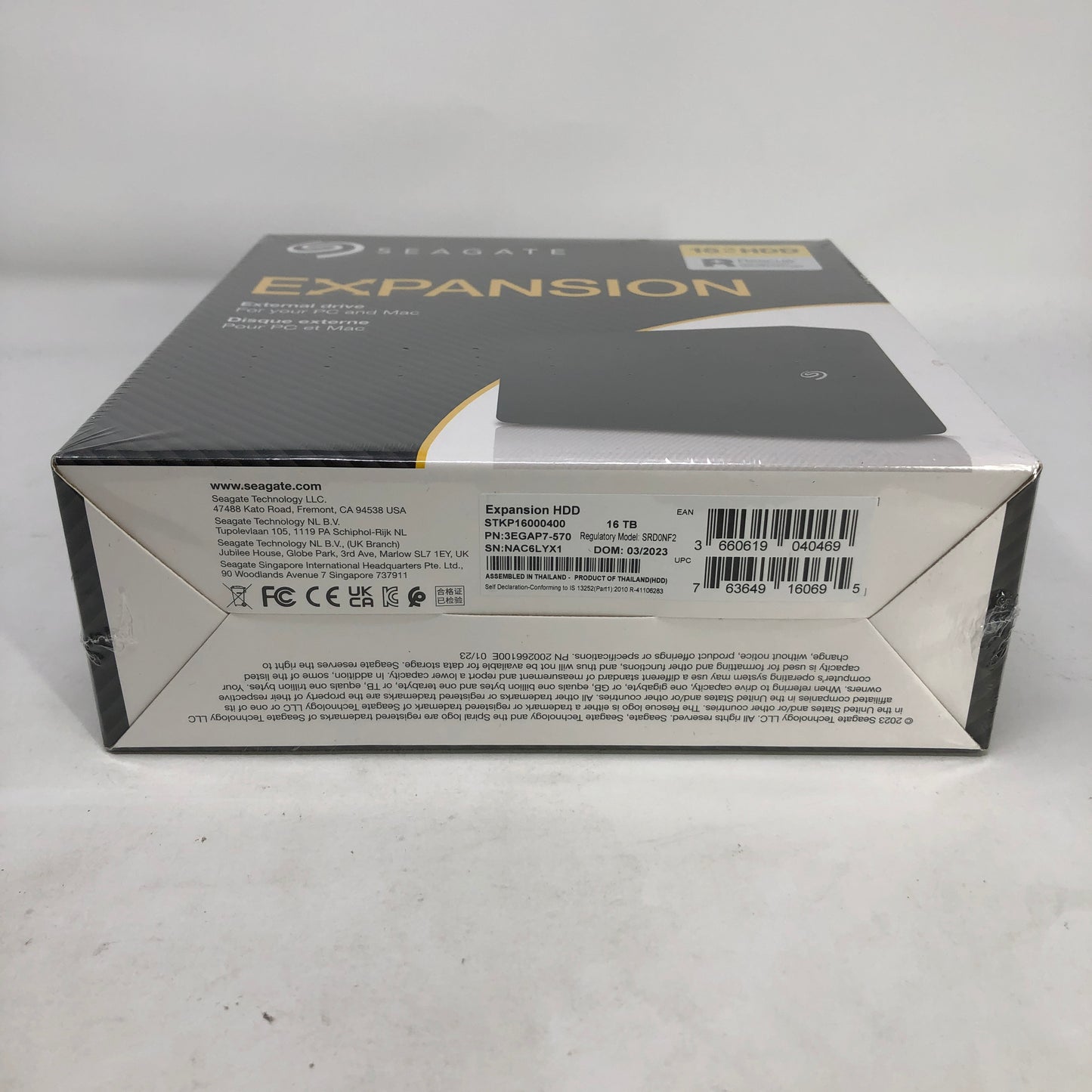 New Seagate 3.5" STKP16000400 16TB USB 3.0  HDD 3EGAP7-570