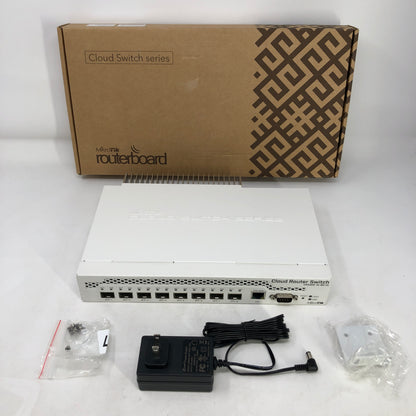MikroTik Routerboard CRS309-1G-8S+IN Cloud Router Switch 8x 10G SFP+ Boxed Bundle