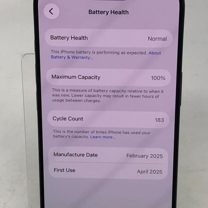 Factory Unlocked Apple iPhone 16 Pro 128GB Black MYM93LL/A