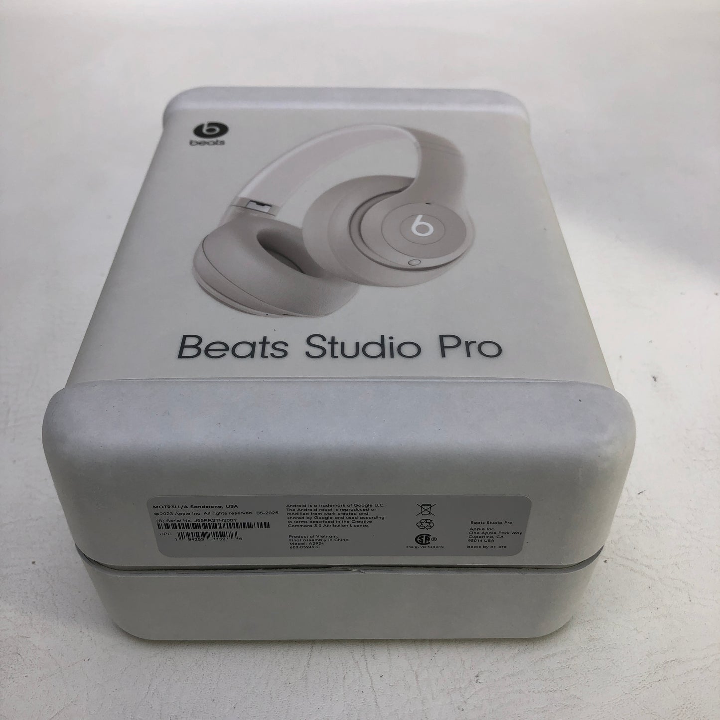 New Beats Studio Pro Wireless Headphones Sandstone MQTR3LL/A