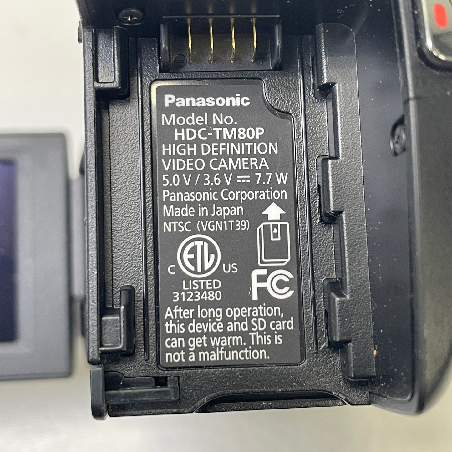 Panasonic HDC-TM80 16GB High Definition Camcorder