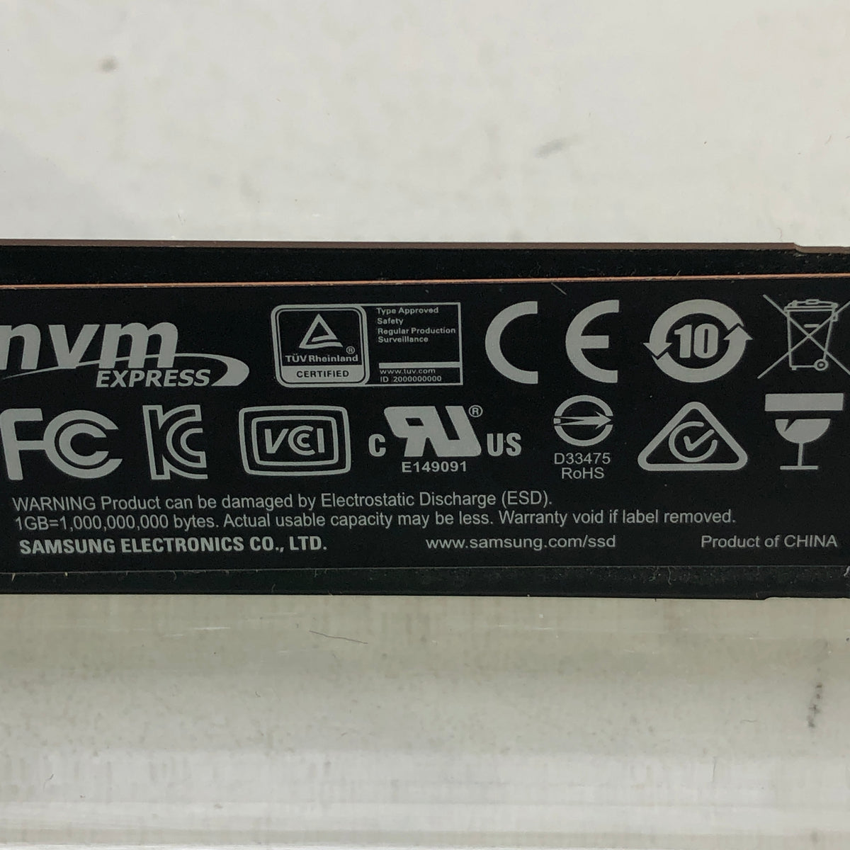 Samsung 970 PRO 1TB NVMe M.2 2280 PCIe Internal SSD MZ-V7P1T0