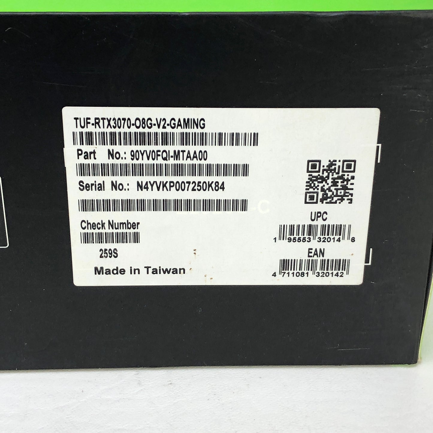 New Asus GeForce RTX 3070 OC V2 8GB GDDR6 Graphics Card 