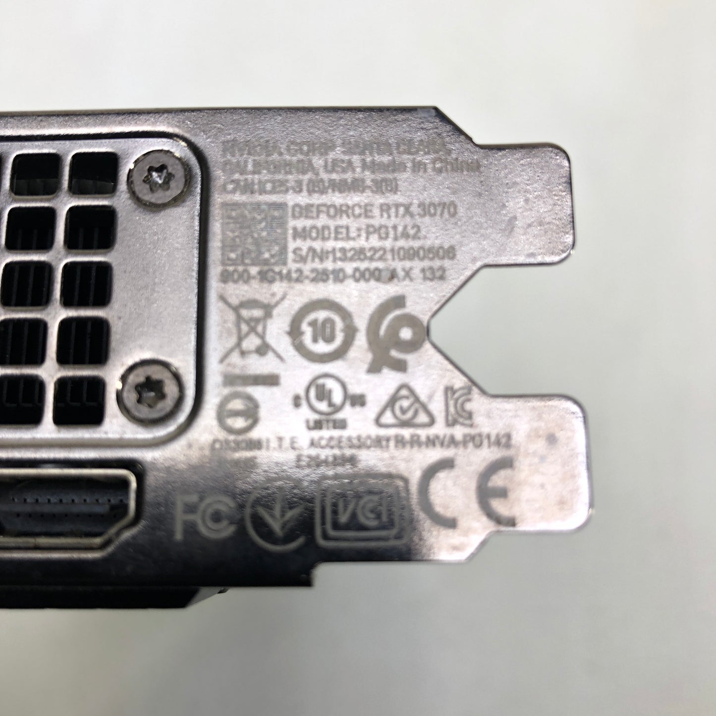 NVIDIA GeForce RTX 3070 8GB GDDR6 Graphics Card 9001G1422510000