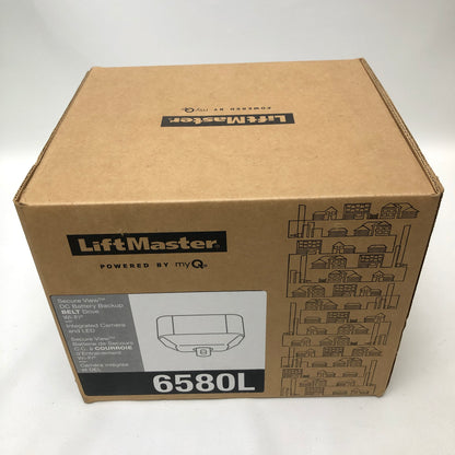 New LiftMaster 6580L 1 HPs Belt Drive Opener with Battery Backup