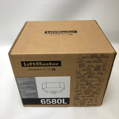 New LiftMaster 6580L 1 HPs Belt Drive Opener with Battery Backup