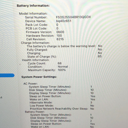 2022 Apple MacBook Air 13.6" M2 8C GPU 3.5GHz 16GB RAM 256GB SSD MC7W4LL/A