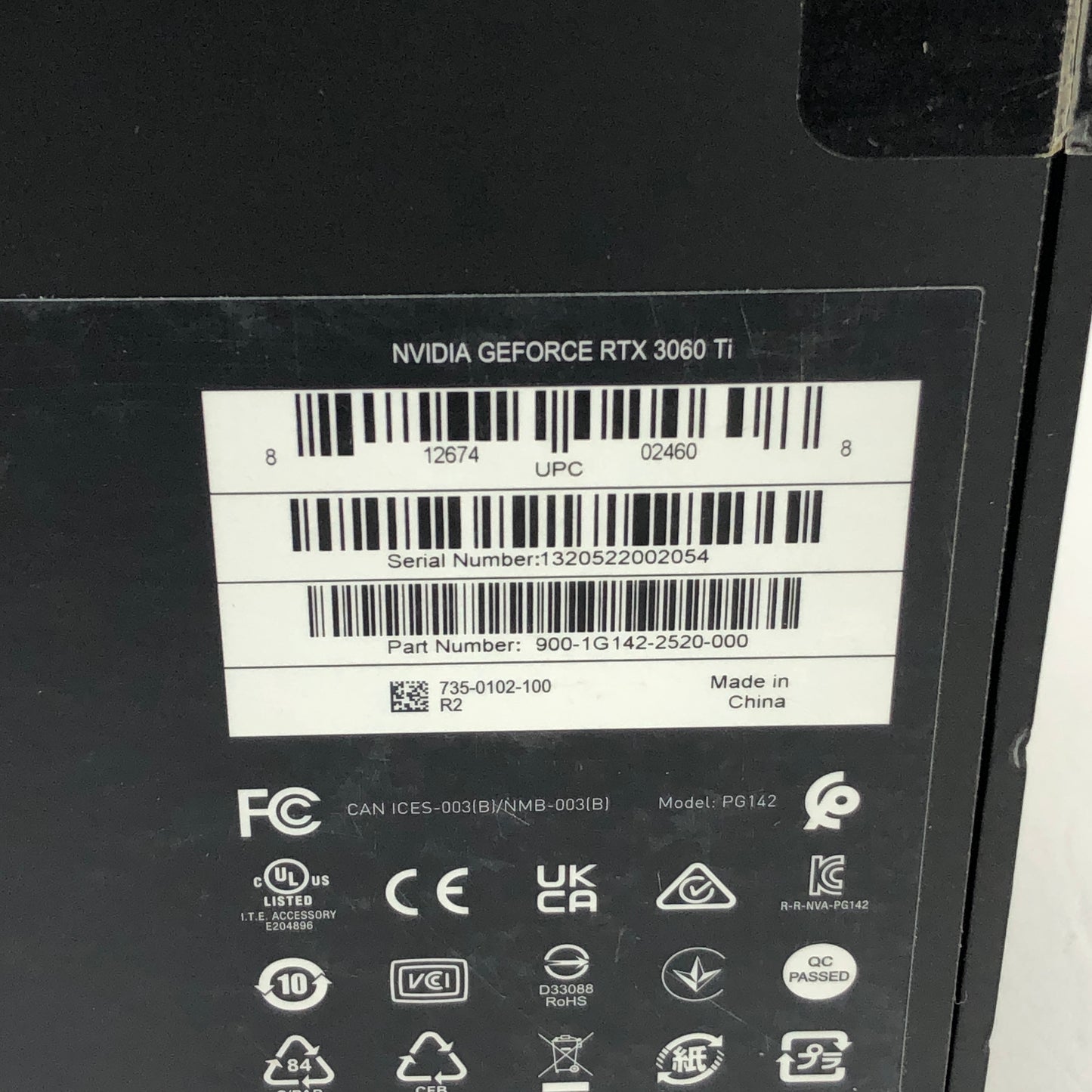 MSI GeForce RTX 3070 Ti Gaming X Trio 8GB GDDR6X Graphics Card 900-1G142-2520-000